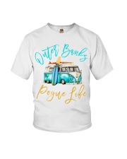 pugue life outer bank van car Youth T-Shirt tile