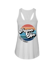 pugue life outer bank retro Ladies Flowy Tank tile