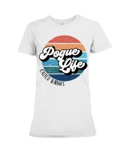 pugue life outer bank retro Premium Fit Ladies Tee tile