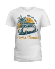 pugue life outer bank w Ladies T-Shirt tile