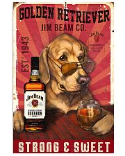 Golden Retriever Jim Beam 21-2 TNT 24x36 Poster front