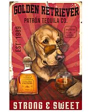 Golden Retriever Patrón Tequila 21-2 TNT 24x36 Poster front