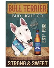 Bull Terrier Dog Bud Light Company 1902-01-VT 24x36 Poster front