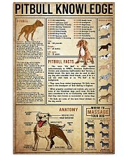 Pitbull Knowledge 24x36 Poster front