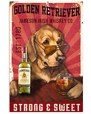 Golden Retriever Jameson Irish Whiskey 21-2 TNT 24x36 Poster front