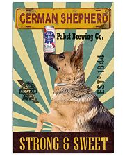 German Shepherd Dog pabst blue ribbon poster 20-02 24x36 Poster front