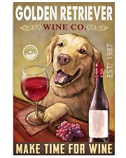 Golden Retriever Wine Company 2404 24x36 Poster front