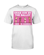 Grab him by the ballot political yard lawn Classic T-Shirt thumbnail