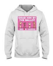 Grab him by the ballot political yard lawn Hooded Sweatshirt thumbnail
