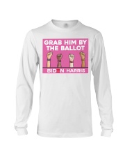 Grab him by the ballot political yard lawn Long Sleeve Tee thumbnail