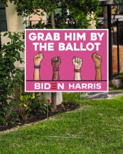 Grab him by the ballot political yard lawn 24x18 Yard Sign aos-yard-sign-24x18-lifestyle-front-06