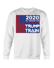 2020 all aboard the Trump train yard sign Crewneck Sweatshirt thumbnail