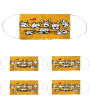 Puppies Cloth Face Mask - 5 Pack front