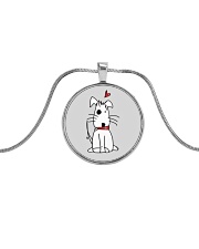 Puppies Metallic Circle Necklace tile