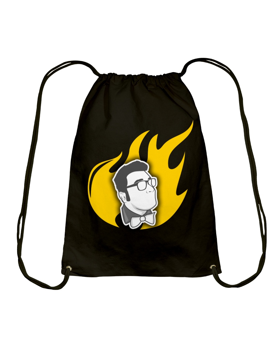 Alex Merced Liberty Flame T-Shirt Drawstring Bag