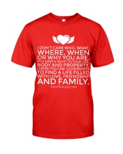 Life of Love T-Shirt Classic T-Shirt front