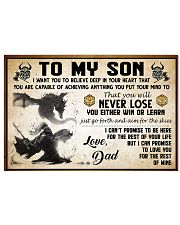To My Son 17x11 Poster front