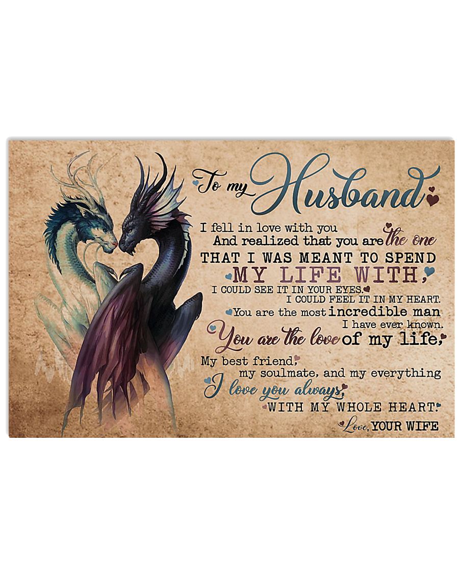 To My Husband 17x11 Poster