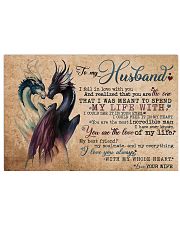 To My Husband 17x11 Poster front