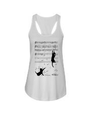 Cats Music Ladies Flowy Tank tile