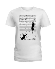 Cats Music Ladies T-Shirt tile