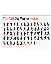 Tai Chi 24 Form 17x11 Poster front