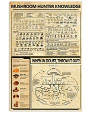 Mushroom Hunter Knowledge 11x17 Poster front