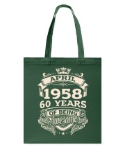 April-1958 Tote Bag tile