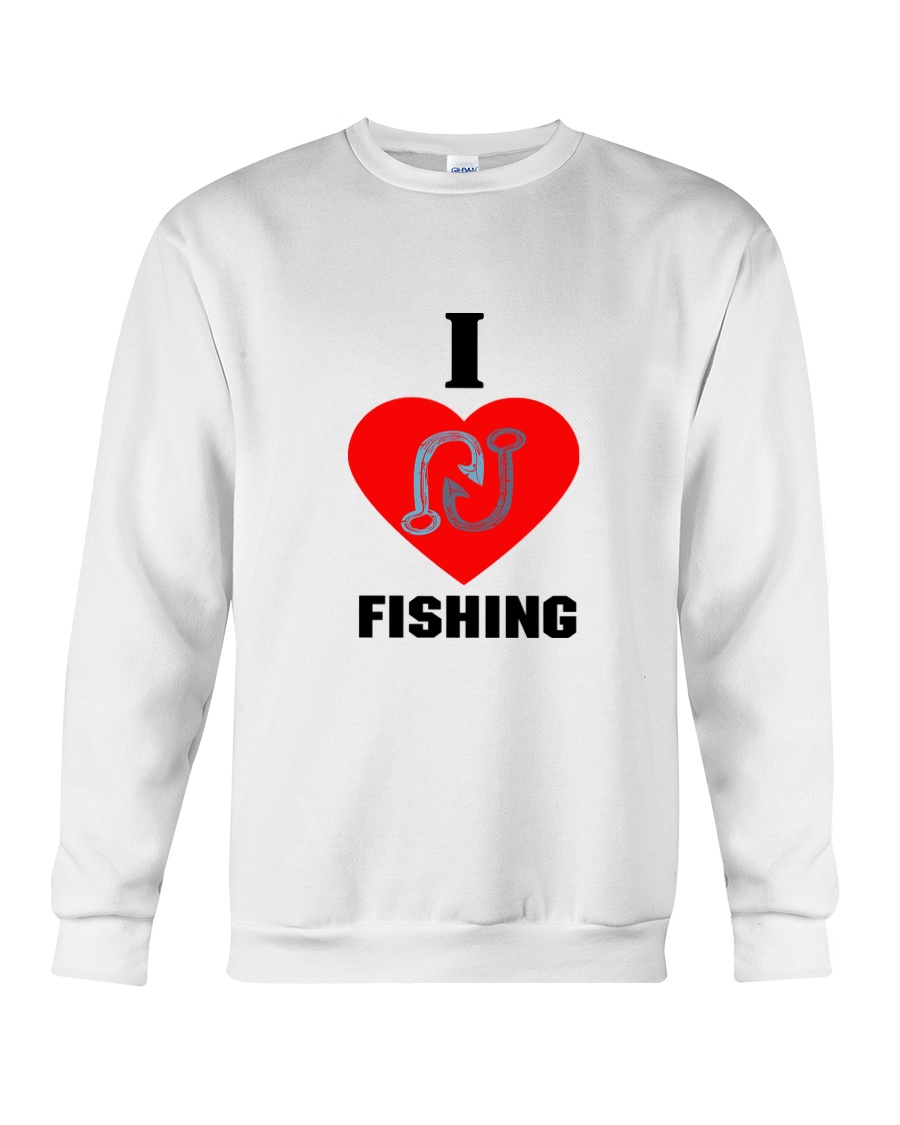 I LOVE FISHING Crewneck Sweatshirt