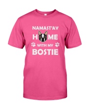 Namst'ay Home With My Bostie Classic T-Shirt thumbnail