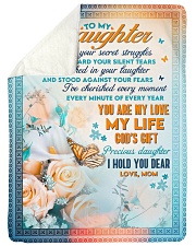 To Daughter - You're My Love - Sherpa Fleece Blanket tile