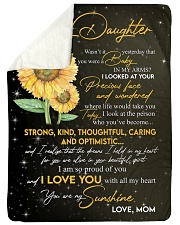 To Daughter - My Sunshine - Sherpa Fleece Blanket tile