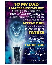 To Dad - All My Heart 11x17 Poster front