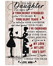 To Daughter - My Love - 11x17 Poster front