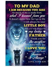 To Dad - I Love You 11x17 Poster front