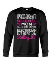 Super Cool Electrician's Mom Crewneck Sweatshirt thumbnail