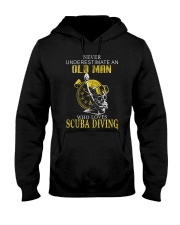 OLD MAN WHO LOVES SCUBA DIVING Hooded Sweatshirt thumbnail