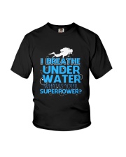 I Breathe Under Water What's- Scuba Diving Youth T-Shirt thumbnail