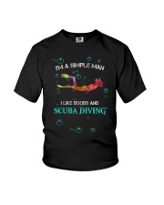 IM A SIMPLE MAN I LIKE BOOBS AND SCUBA DIVING Youth T-Shirt thumbnail