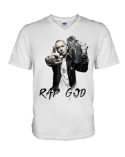 rap god V-Neck T-Shirt thumbnail