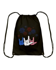 American independence day Drawstring Bag tile
