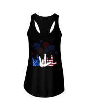 American independence day Ladies Flowy Tank tile