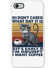 I don't care Phone Case tile