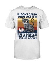 I don't care Classic T-Shirt front