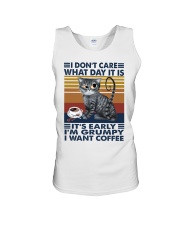 I don't care Unisex Tank tile