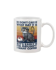 I don't care Mug tile