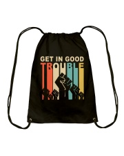 Get in good trouble Drawstring Bag tile