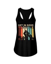 Get in good trouble Ladies Flowy Tank tile