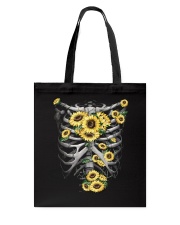 Sunflower skull Tote Bag tile
