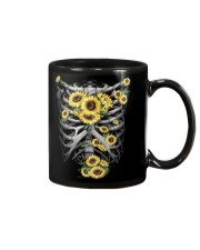 Sunflower skull Mug tile